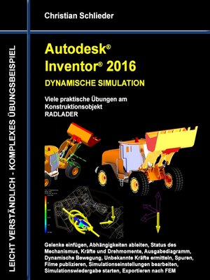 cover image of Autodesk Inventor 2016--Dynamische Simulation